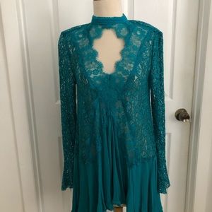 Free People women’s L/S tunic mini dress small